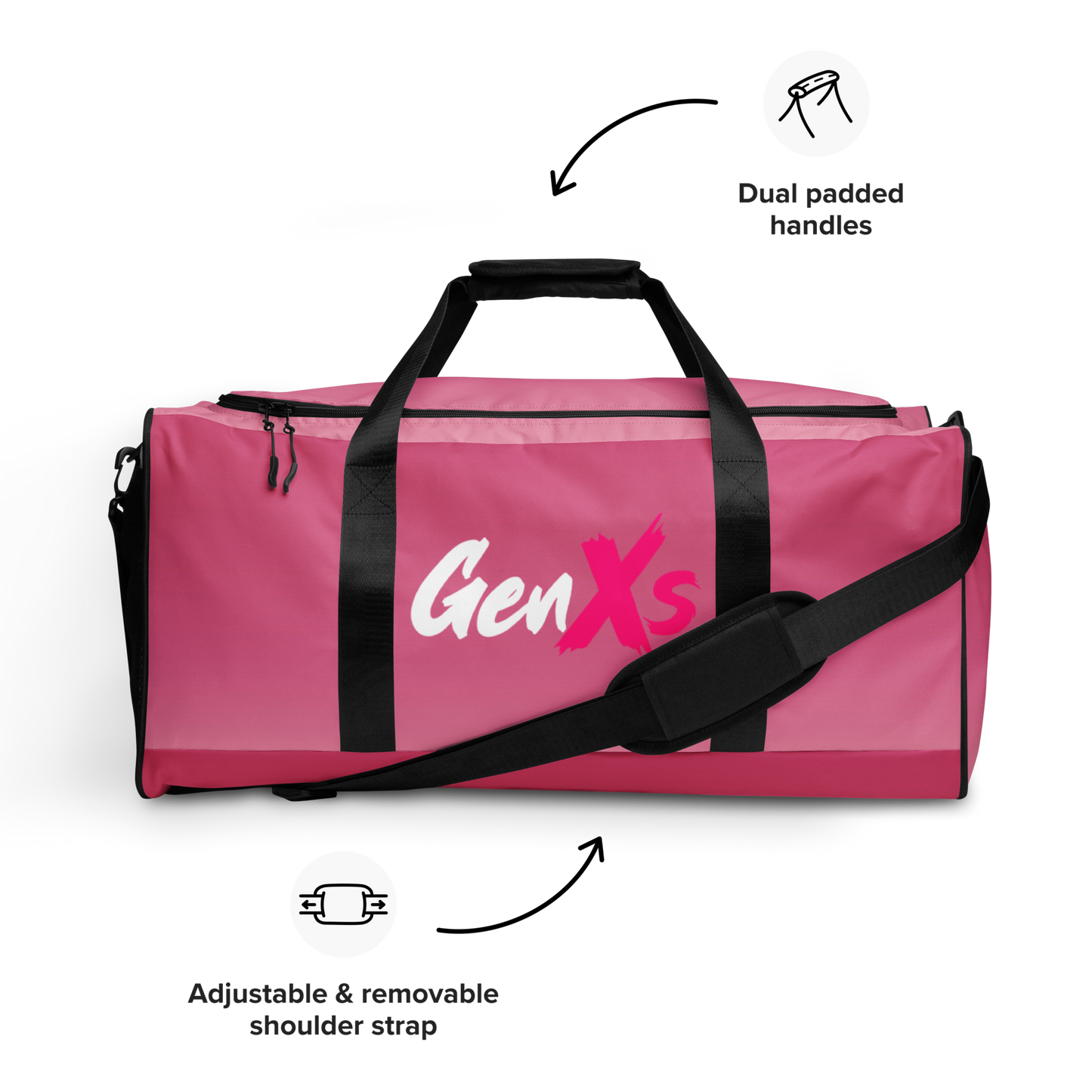 GenXs Super Pink Duffle bag