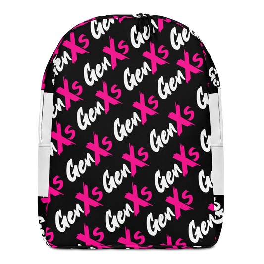 GenXs Pink and Black Backpack