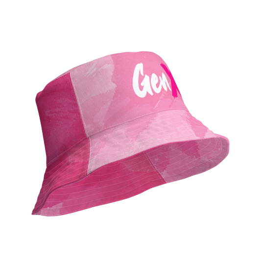 GenXs Pink Reversible bucket hat
