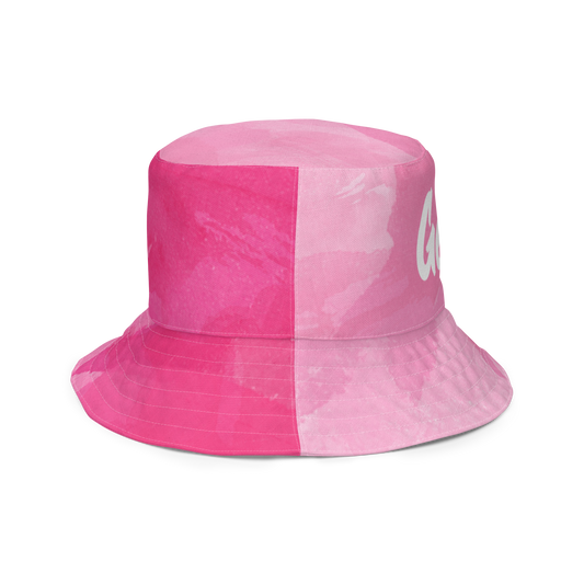 GenXs Pink Reversible bucket hat