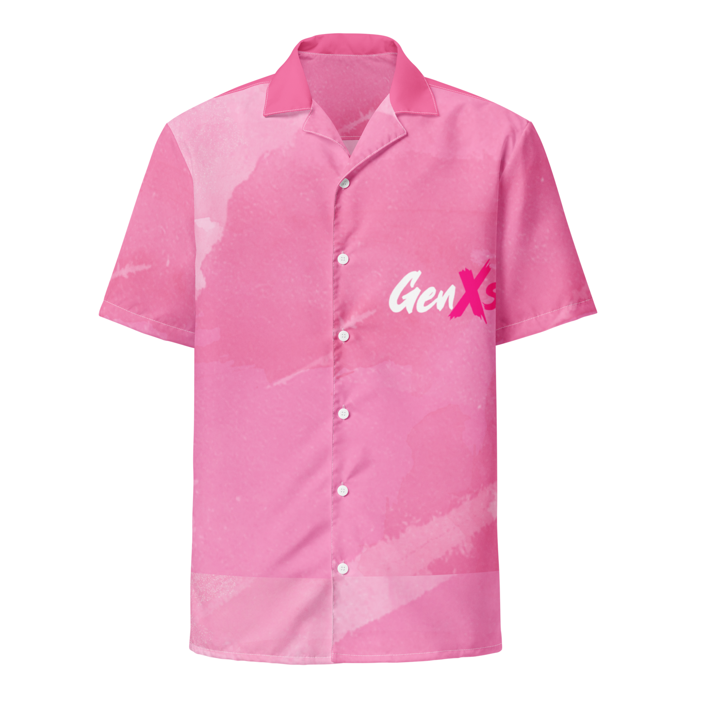 GenXs Pink Unisex button shirt