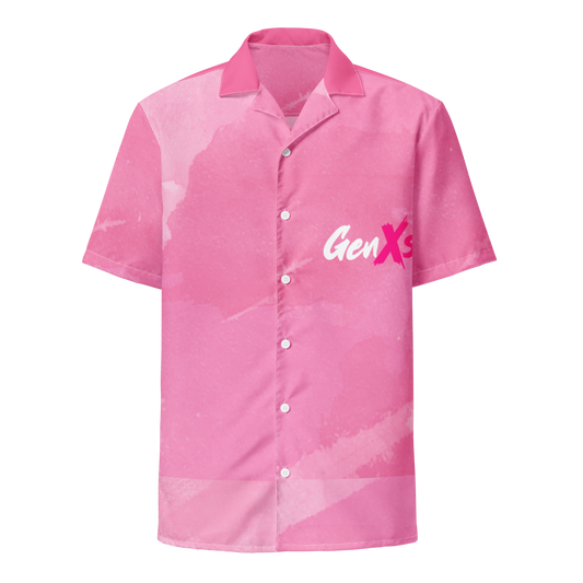 GenXs Pink Unisex button shirt