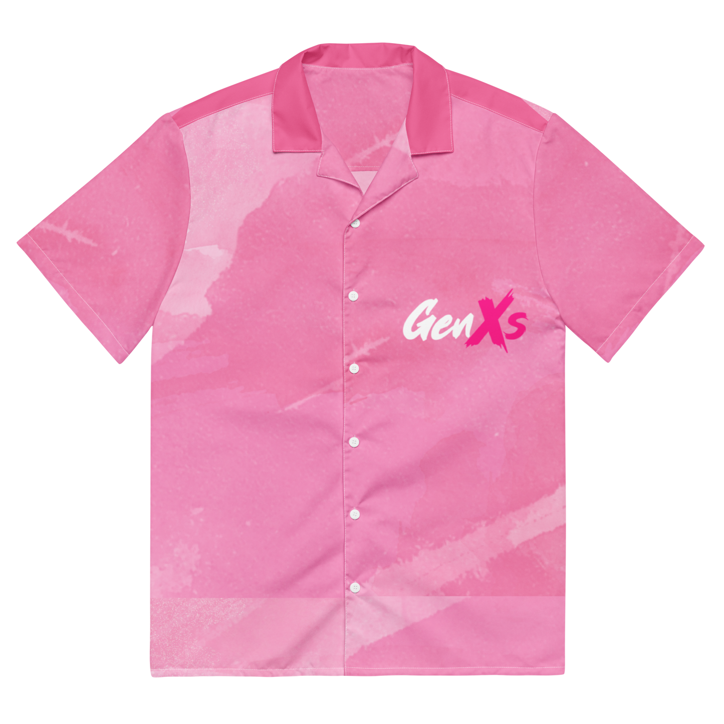 GenXs Pink Unisex button shirt