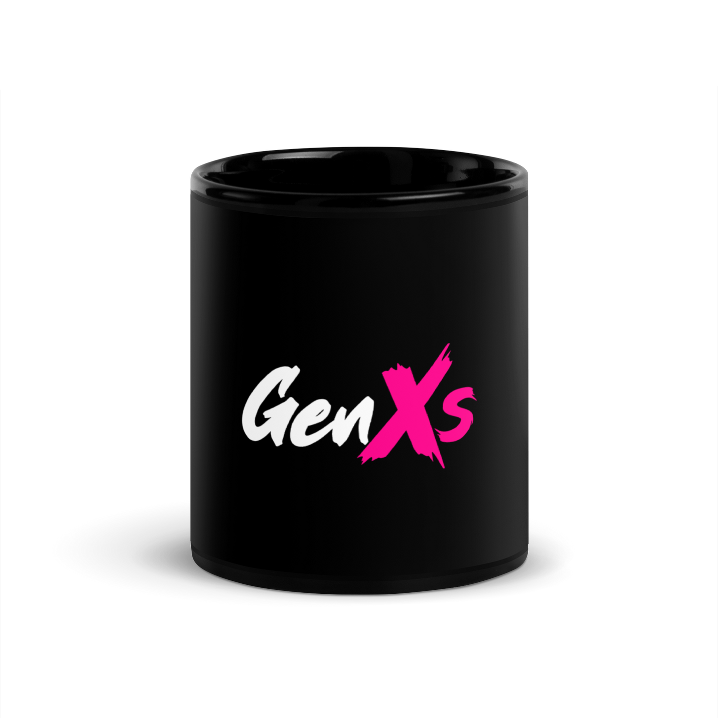 GenXs Black Glossy Mug