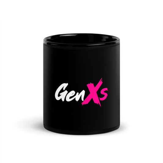 GenXs Black Glossy Mug