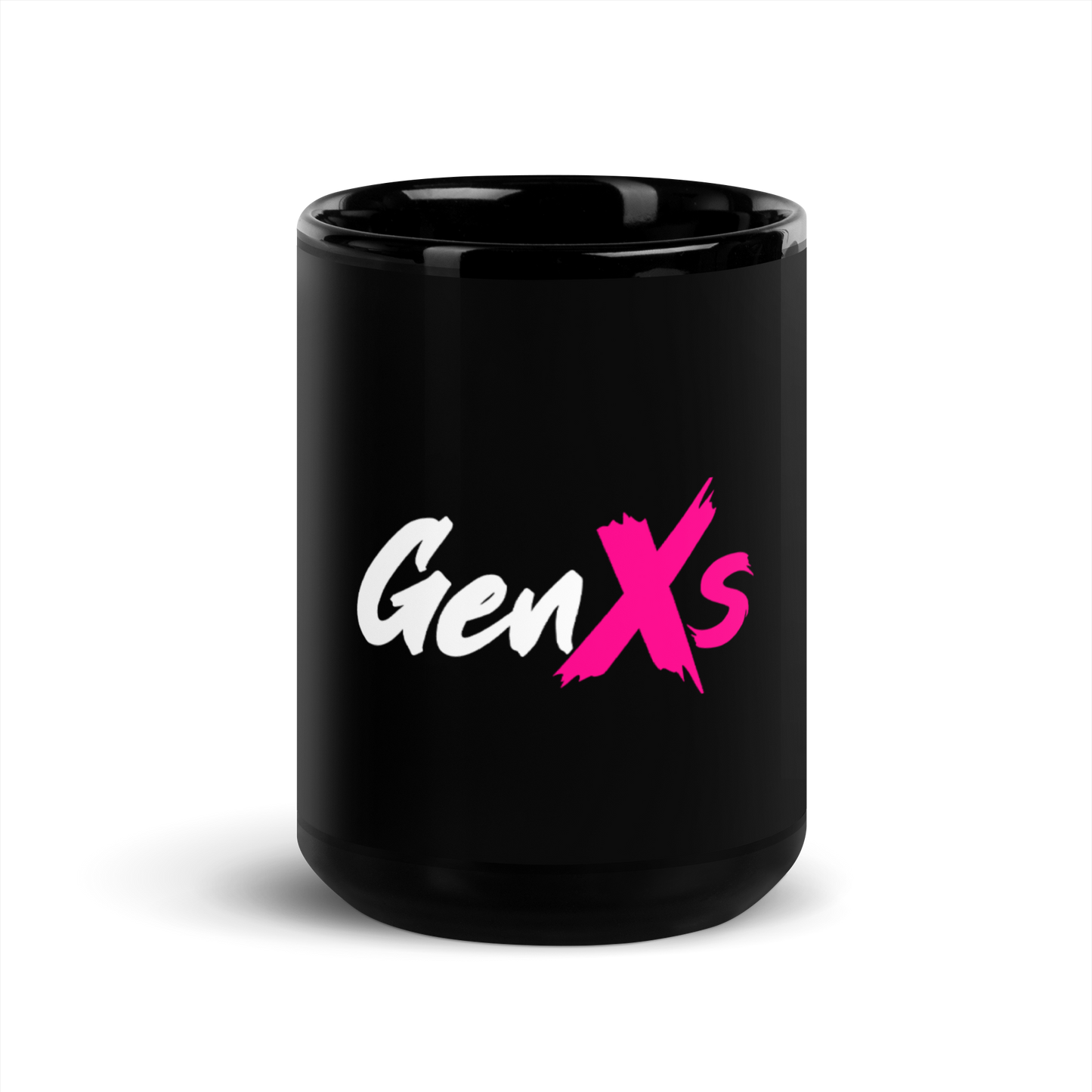 GenXs Black Glossy Mug