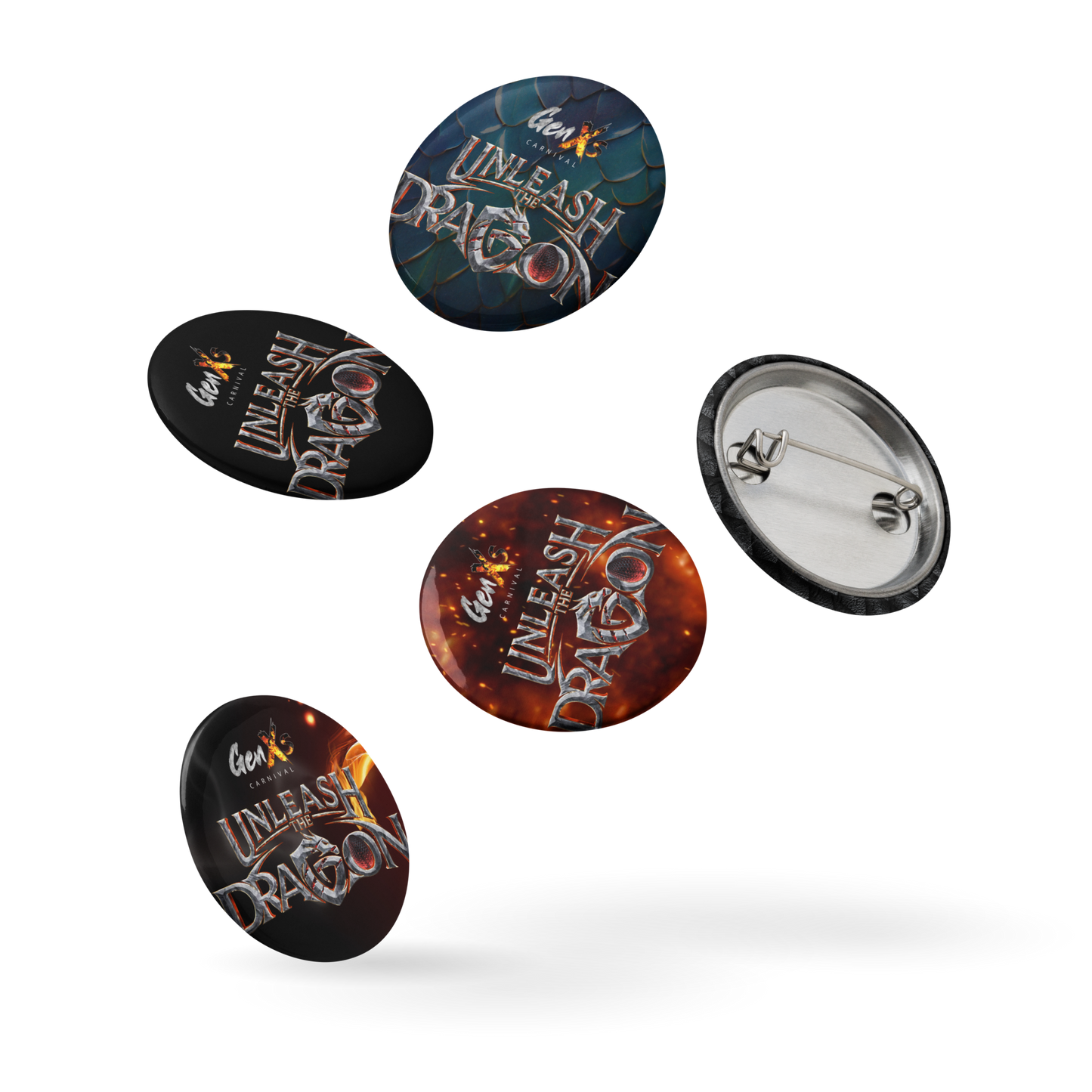 GenXs Unleash Set of pin buttons