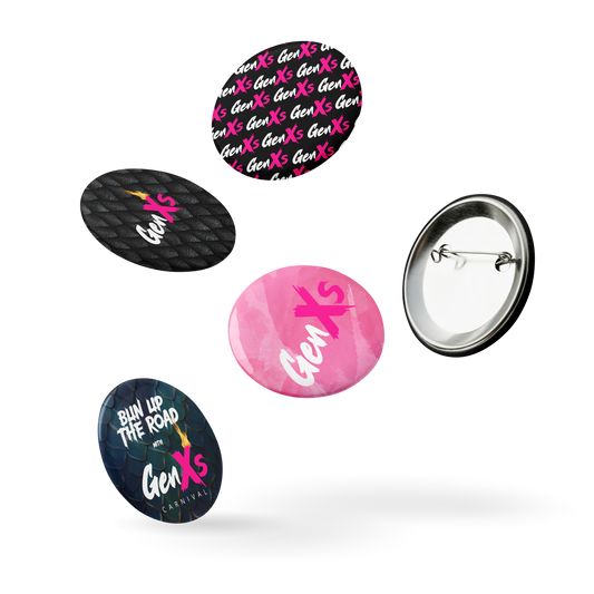 GenXs Set of pin buttons