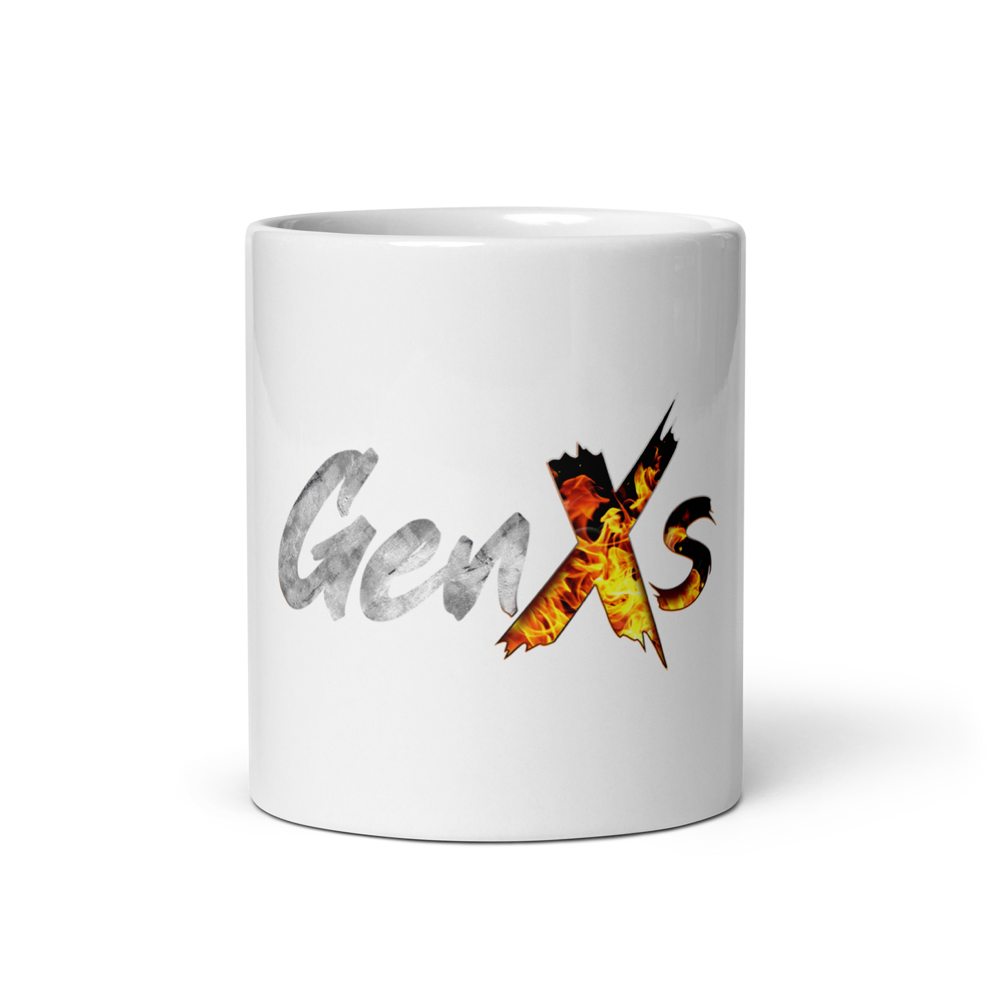 GenXs Unleash White glossy mug