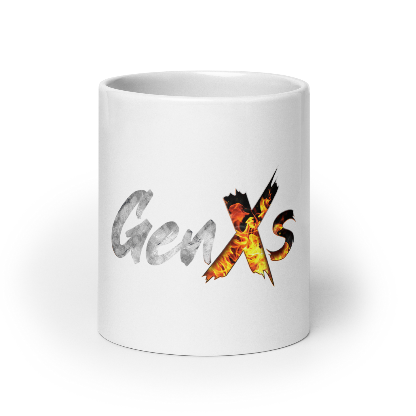 GenXs Unleash White glossy mug